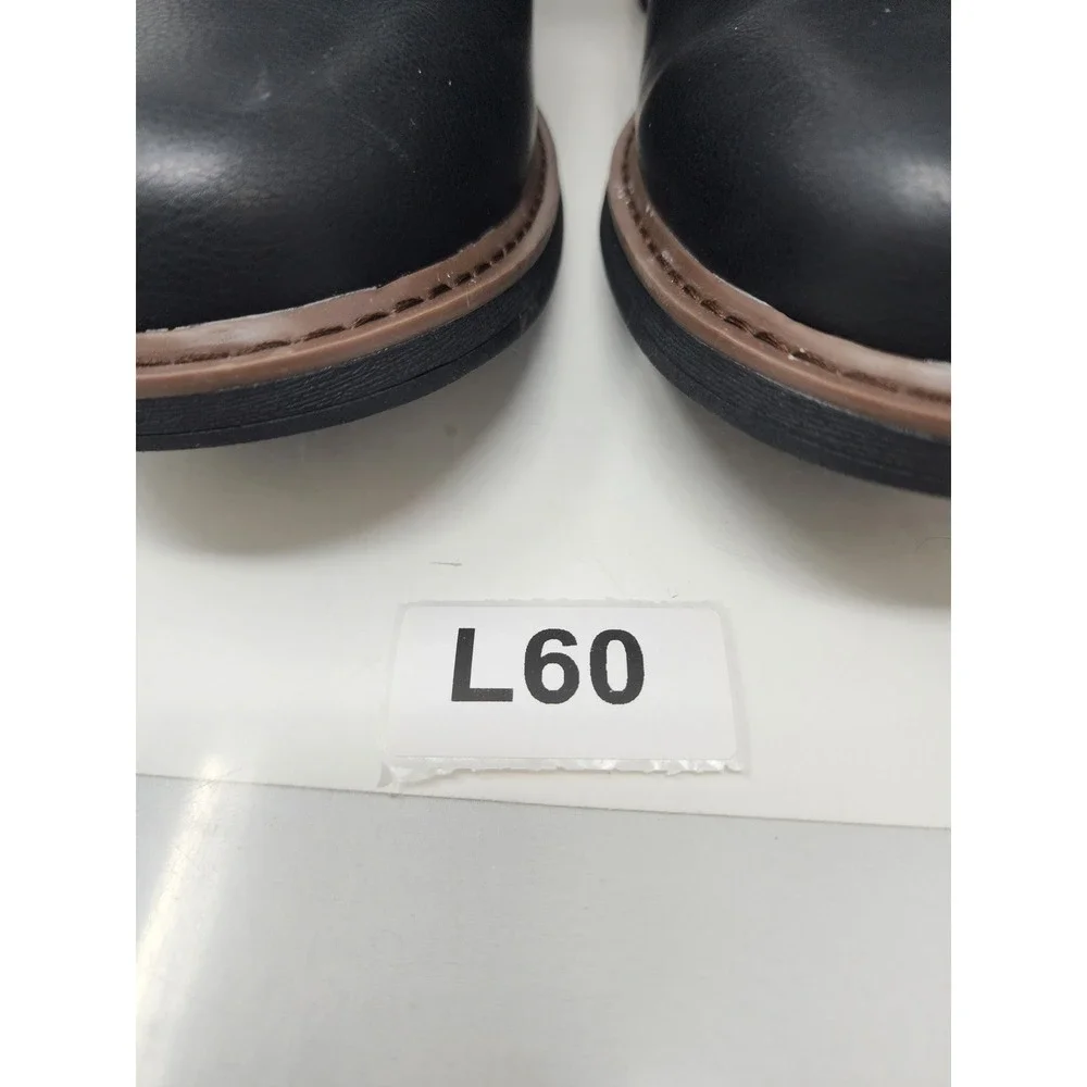 Goodfellow & Co Mens Black Lace Up Combat Boots Size 12 Rugged‎ Lug Sole New